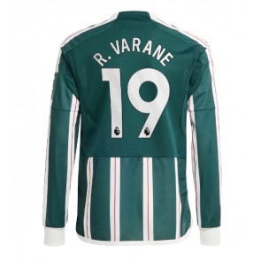 Manchester United Raphael Varane #19 Replika Udebanetrøje 2023-24 Langærmet